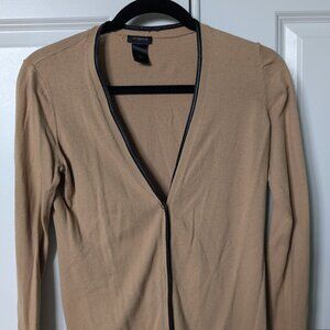 Banana Republic Cardigan with Leather detail